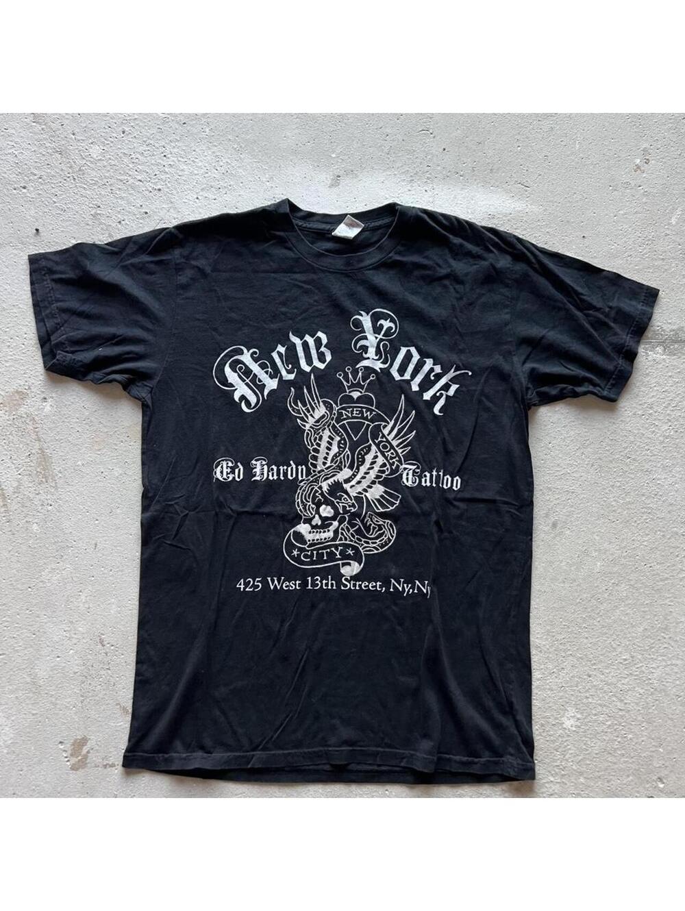 Ed Hardy Men's Black Tshirt
